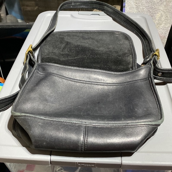 Coach 9951 Vintage Patricia's Legacy Leather Black Classic Flap Bag - Picture 4 of 8